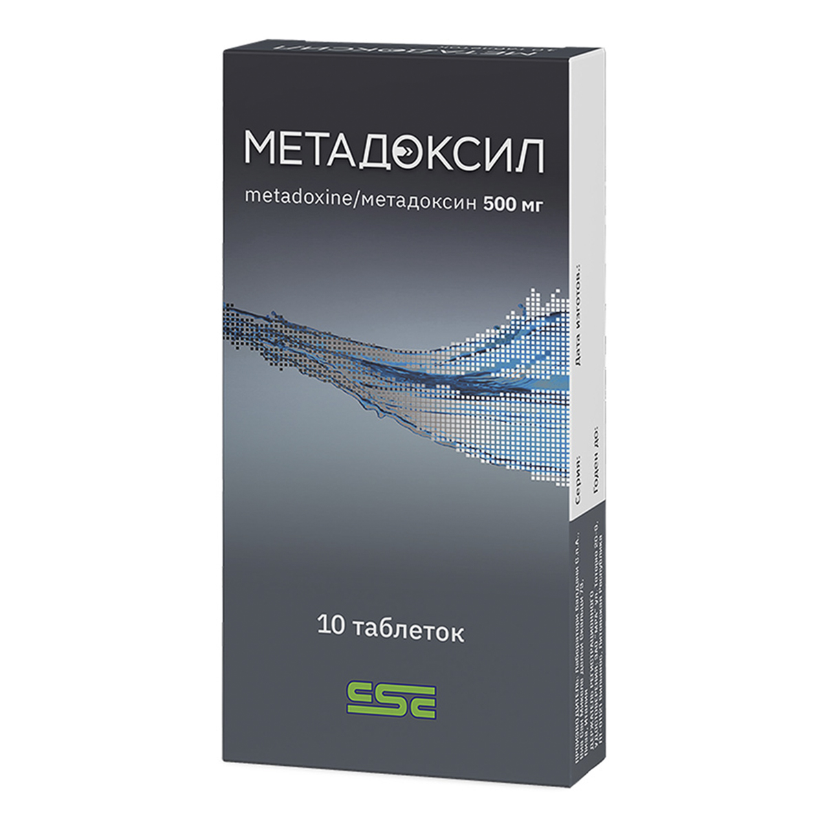 

Метадоксил, таблетки 500 мг, 10 шт.