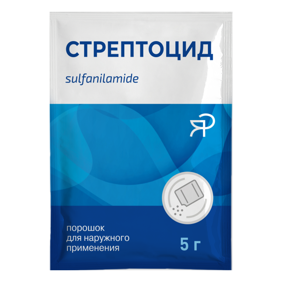 Стрептоцид, порошок для наружного применения, пакетик 5 г, 3 шт.