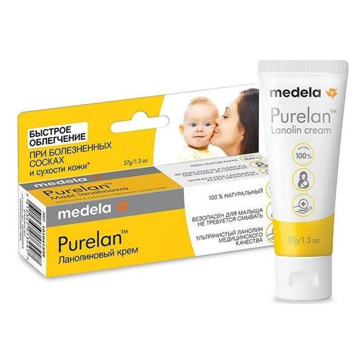 Medela Purelan, крем для ухода за сосками 37 г