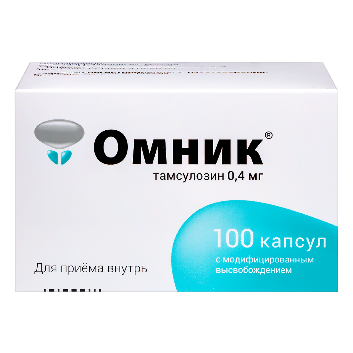 Омник, капсулы 0,4 мг, 100 шт. купить по цене 2 202 руб. в Нижнем  Новгороде, инструкция, отзывы в интернет-аптеке Polza.ru