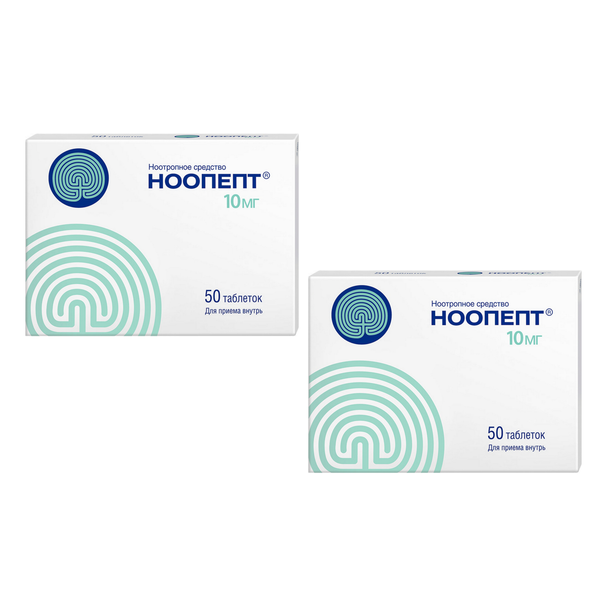 

Набор из 2-х уп. Ноопепт таблетки 10 мг 50 шт.