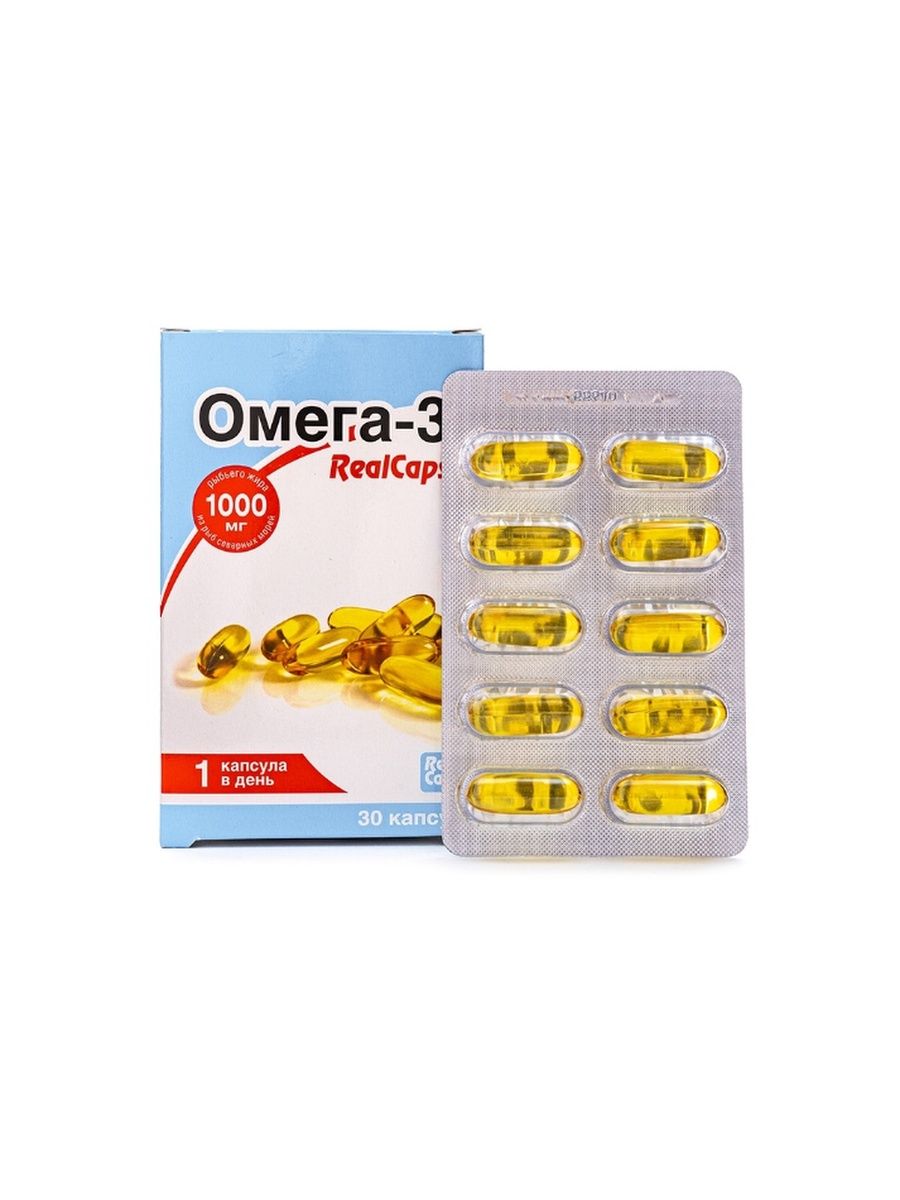 Омега-3, капсулы массой 1400 мг (содержание омега-3 1000мг), 30 шт.