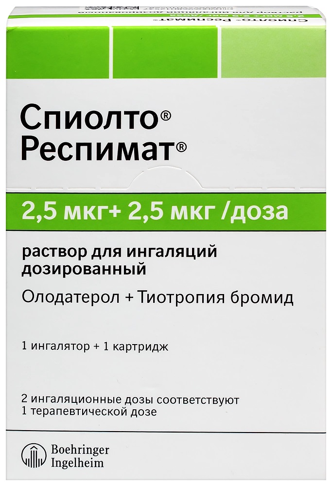 Олодатерол Тиотропия Бромид Инструкция По Применению Цена