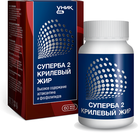 

Суперба 2 крилевый жир, капсулы 500 мг, 60 шт.