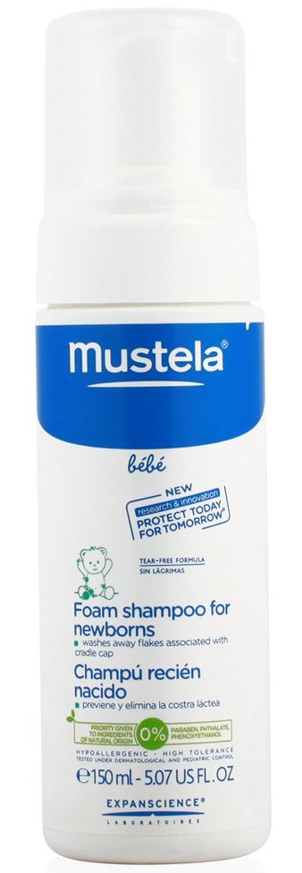 

Мустела Бебе, пенка-шампунь для новорожденных, 150 мл