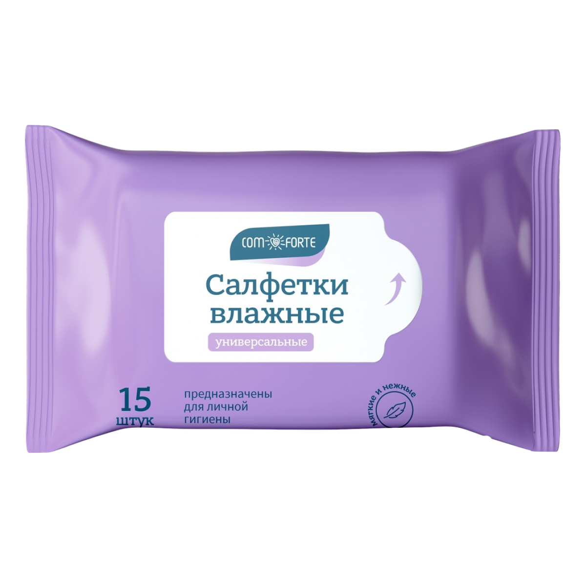 Салфетки влажные ComForte универсальные, 15 шт.
