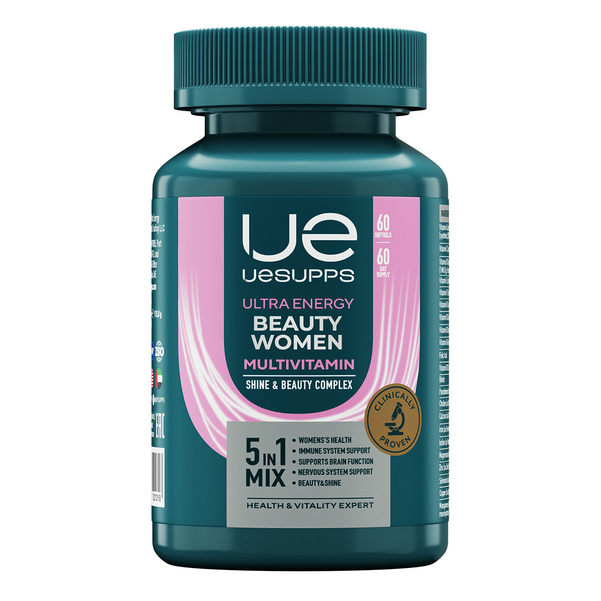 

UESUPPS Ультра Энерджи Бьюти Вумен Мультивитамин