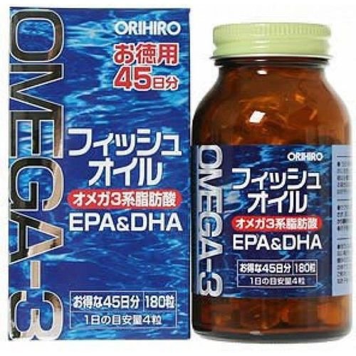 Orihiro Омега-3 капсулы №180