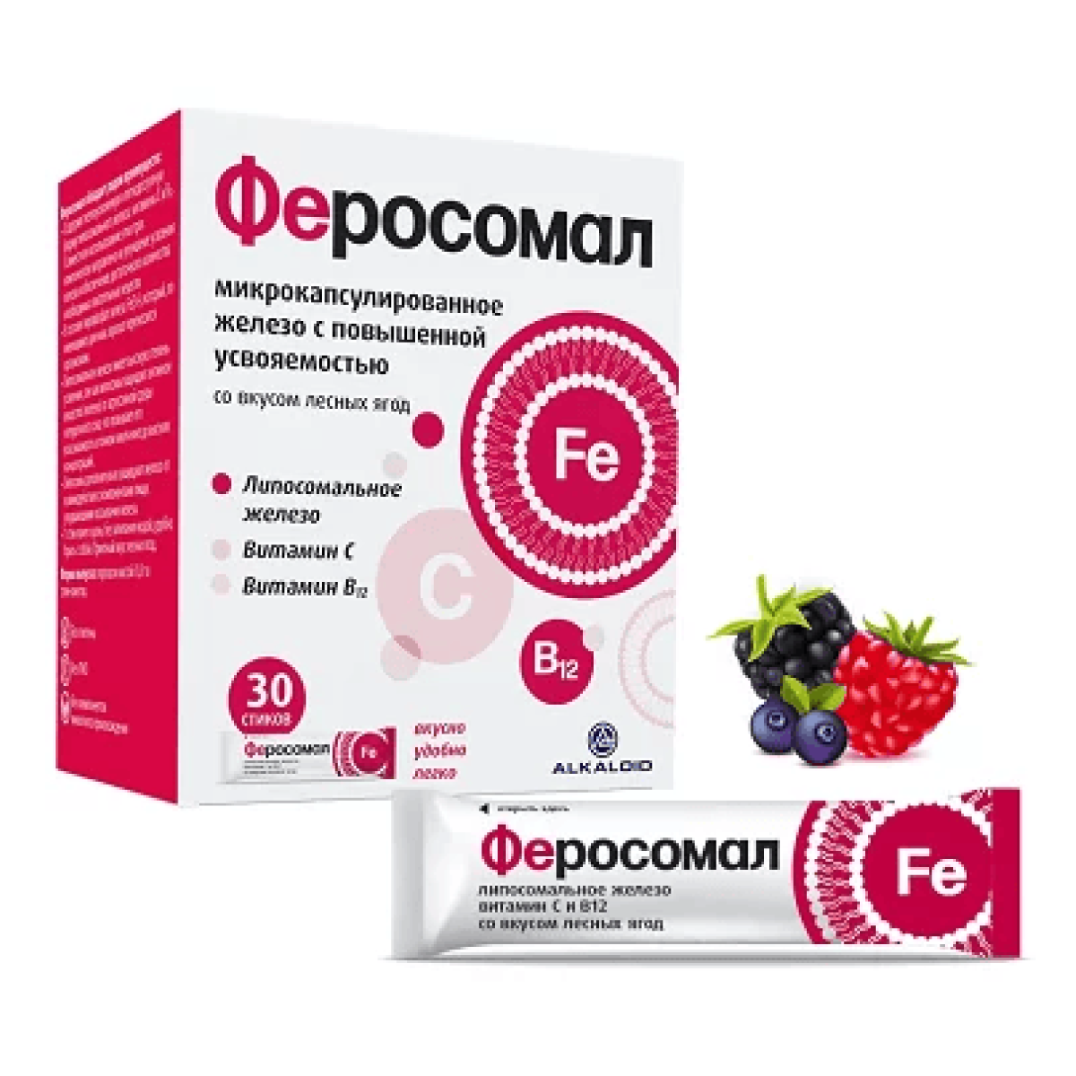 Феросомал, порошок саше-пакеты 1,8 г, 30 шт.