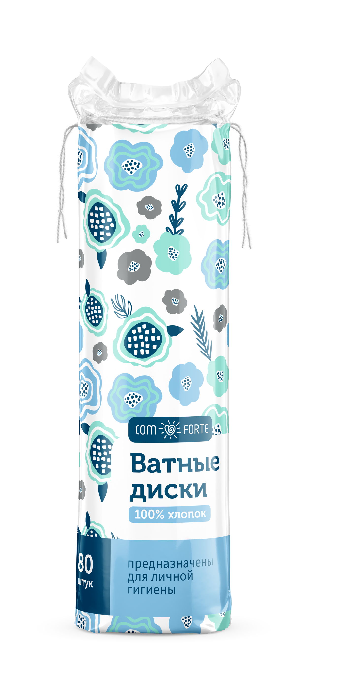 Ватные диски ComForte, 80 шт.