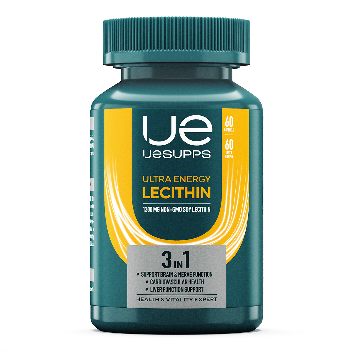 

UESUPPS Ультра Энерджи Лецитин, капсулы, 60 шт.