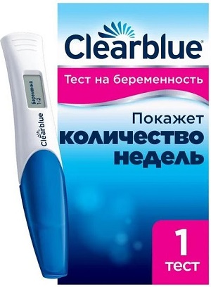 

Clearblue, тест на беременность