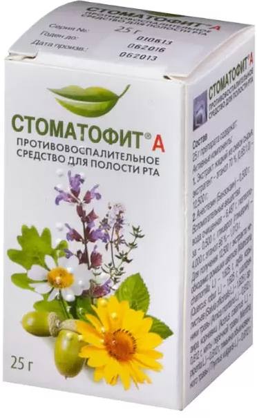 

Стоматофит А, экстракт жидкий, 25 г