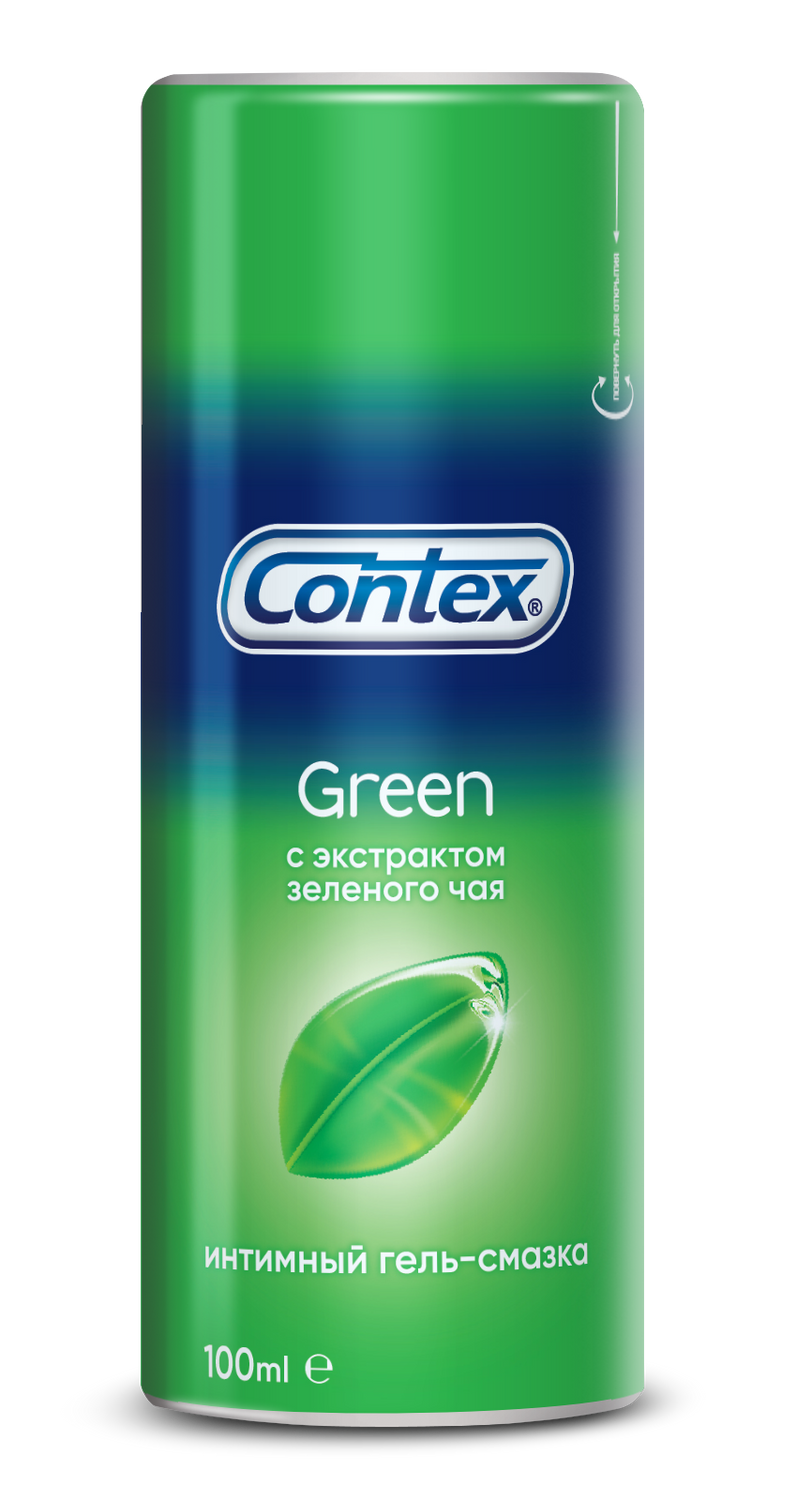 Contex Green, гель-смазка с антиоксидантами, 100 мл дюрекс плей свит страбери гель смазка 100мл