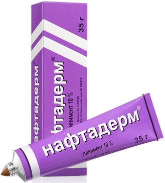 

Нафтадерм, линимент 10%, 35 г