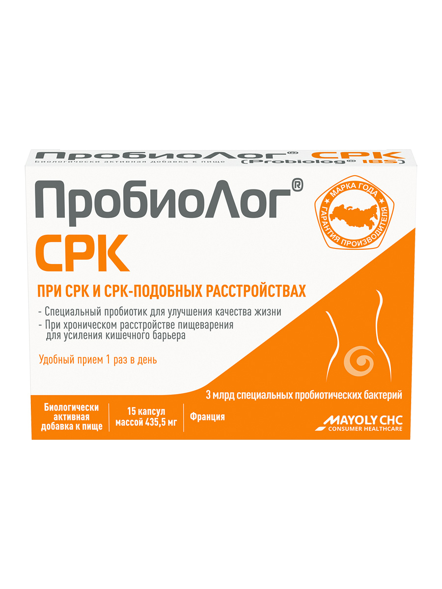 

Пробиолог СРК, капсулы, 15 шт.