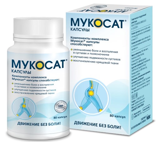 

Мукосат, капсулы 577,78 мг, 80 шт.
