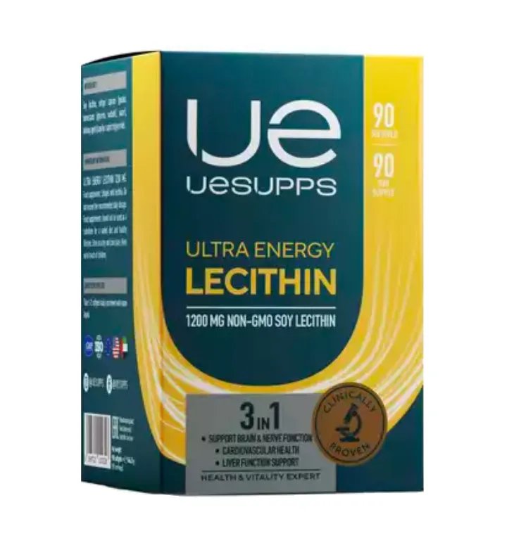 uesupps/уесаппс Ultra Energy Лецитин капсулы 1200 мг 1850 мг №90