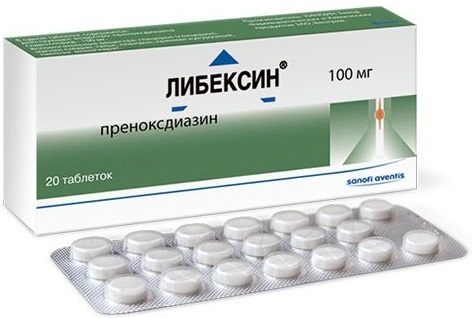 Либексин, таблетки 100 мг, 20 шт.