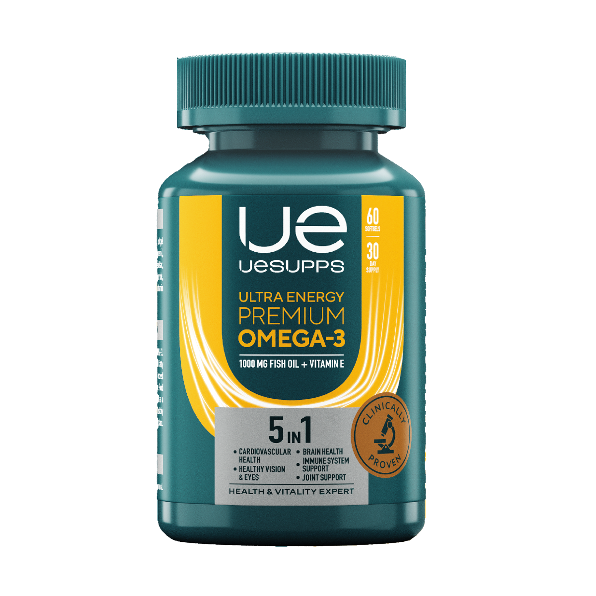 

UESUPPS Ультра Энерджи Премиум Омега-3, капсулы, 60 шт.