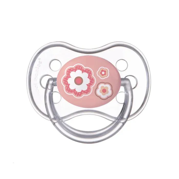 Canpol Пустышка симметричная, силиконовая, Newborn baby, 1 шт., 0-6 месяцев мягкая игрушка басик baby в комбинезоне панда 20 см