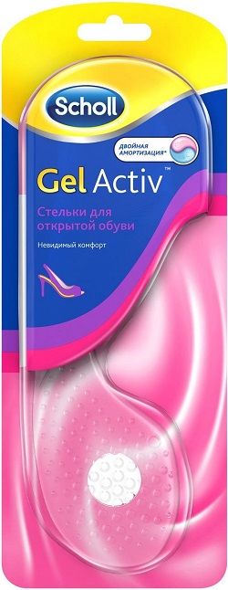 

Шолл GelActive, стельки для открытой обуви, 2 шт.