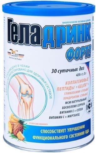 

Геладринк Форте, порошок д/приг раствора (ананас) 420 г