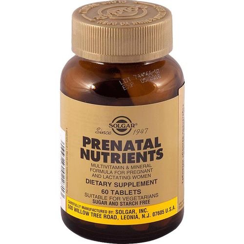 Solgar Пренатабс/prenatal Nutrients таблетки №60
