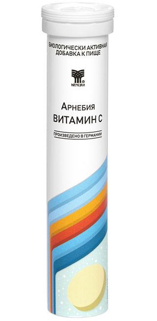 

Арнебия Витамин С, таблетки шипучие, 20 шт.