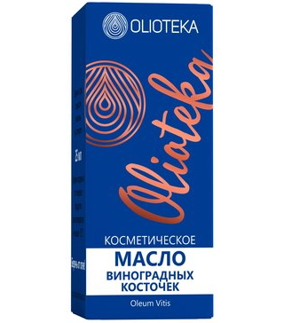 OLIOTEKA, масло виноградной косточки косметическое, 25 мл