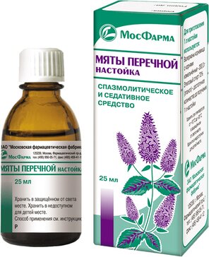 Мяты перечной настойка 25 мл
