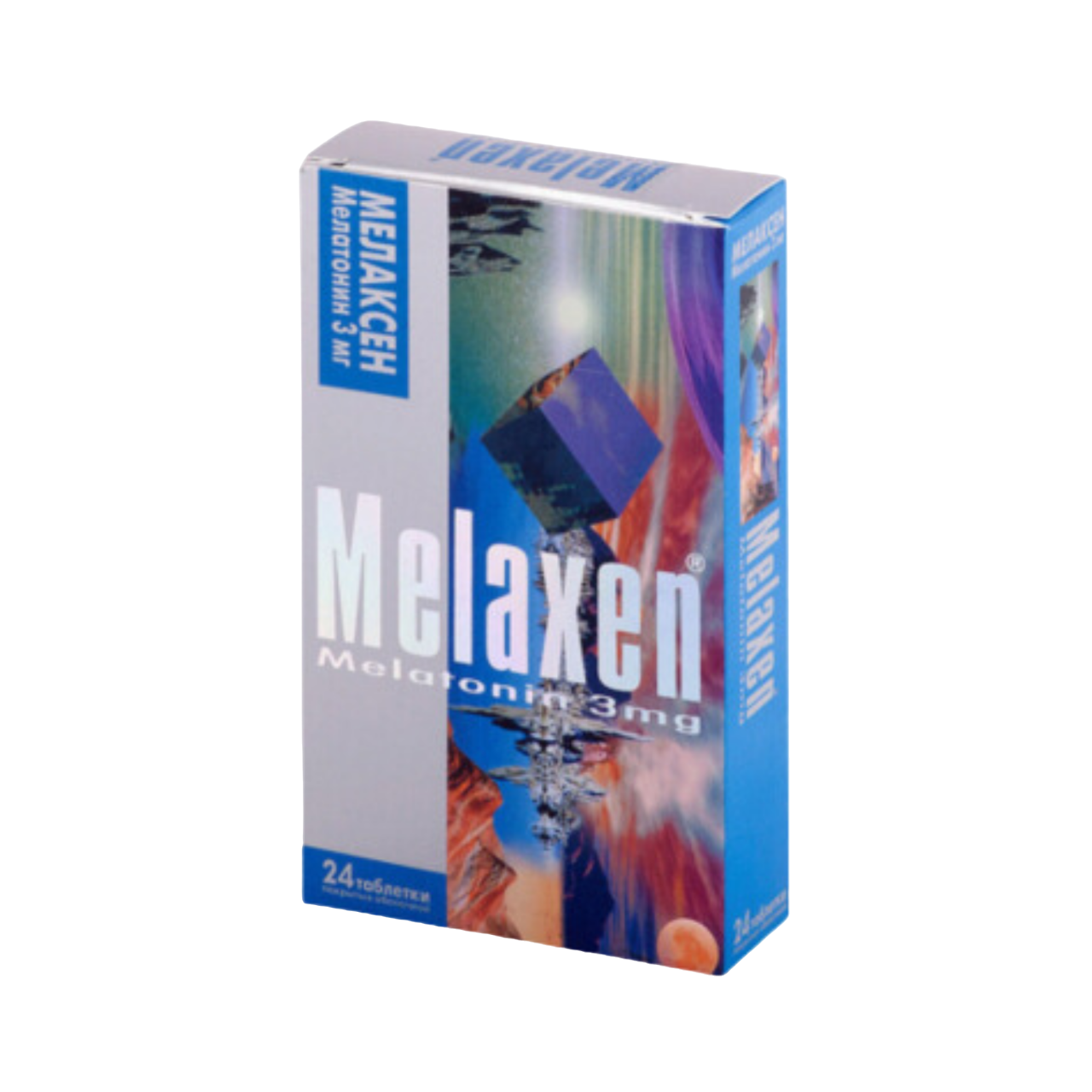 Мелаксен, таблетки в плёночной оболочке 3 мг, 24 шт. ацетил глутатион таблетки 0 5 г 30 шт