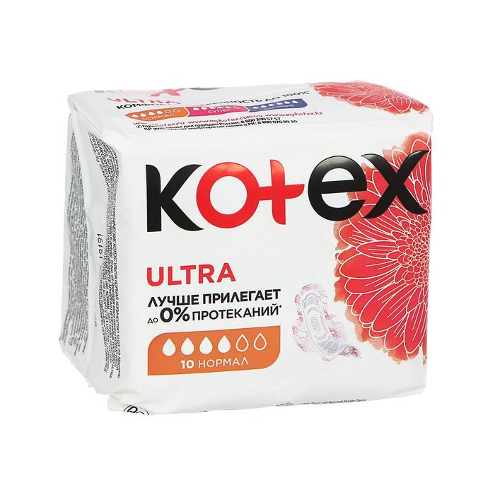 Kotex UltraНормал, прокладки, 20 шт. олвейз незаметная защита прокладки урологич нормал плюс 8