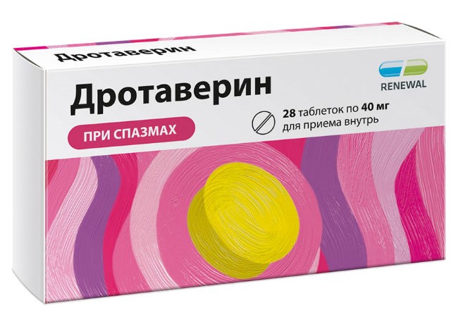 

Дротаверин, таблетки 40 мг, 28 шт.