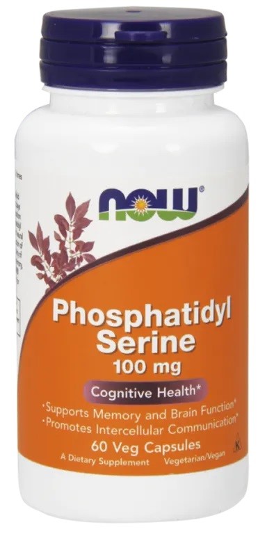 NOW Фосфатидилсерин, капсулы 100 мг, 60 шт.