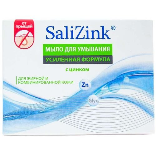 Salizink мыло для умывания с цинком д/жирн/комбинир косметическое мыло 100 г №1