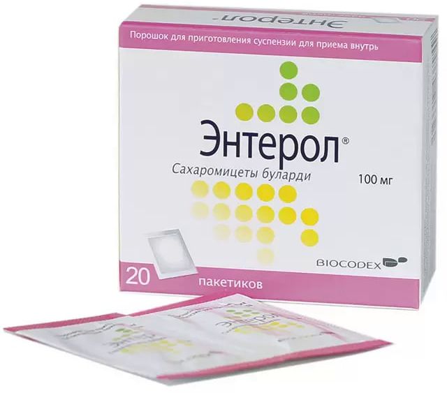 

Энтерол, порошок 100 мг, 20 пакетиков