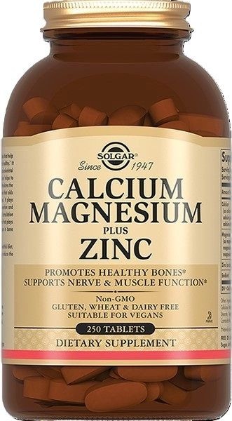 

Солгар Кальций-Магний-Цинк, таблетки, 250 шт.