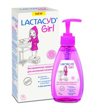 Лактацид Girl, средство для интимной гигиены для девочек, 200 мл carolina herrera good girl 80