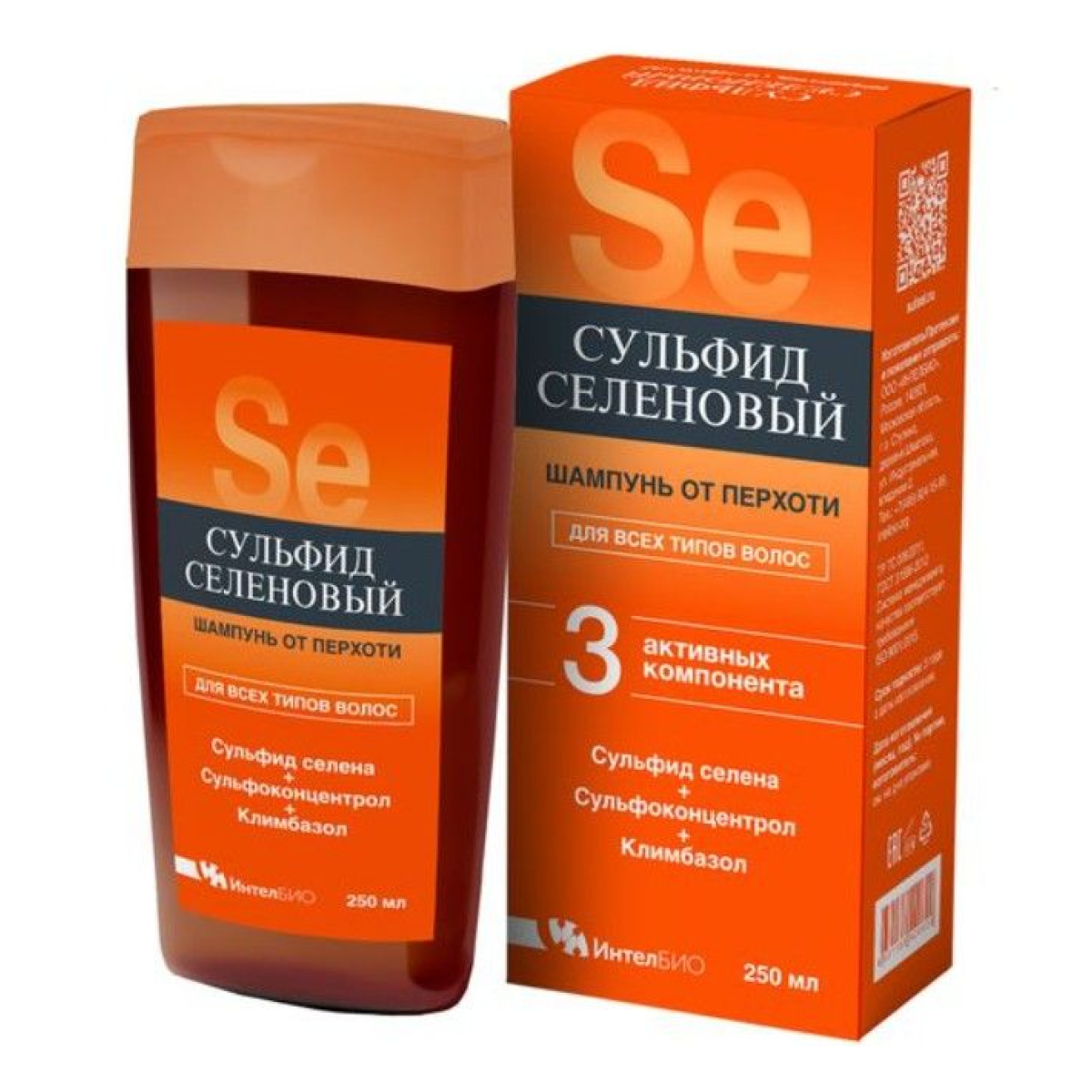

Сульфидселеновый шампунь от перхоти флакон 250 мл, 1 шт.