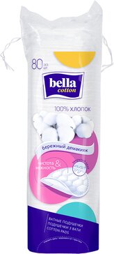 Bella cotton диски ватные круглые 80 шт
