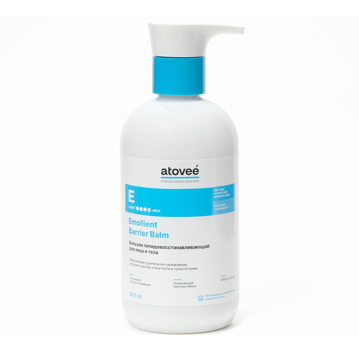 

Atovee Essential бальзам-эмолент восстановление и увлажнение 300 мл, 1 шт.
