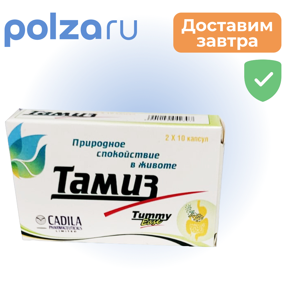 

Тамиз, капсулы, 20 шт.