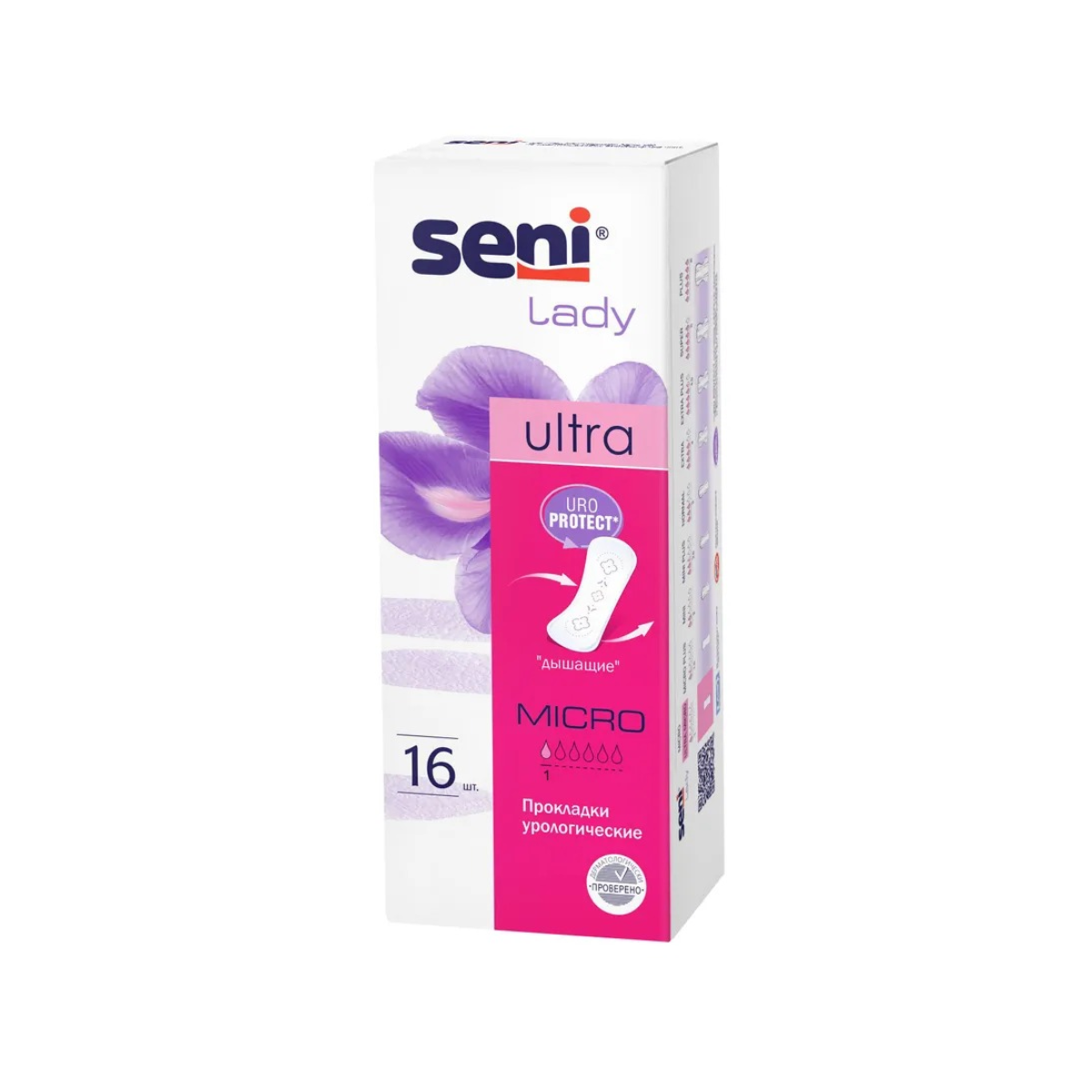 

Seni Lady Ultra Micro, прокладки урологические, 16 шт.