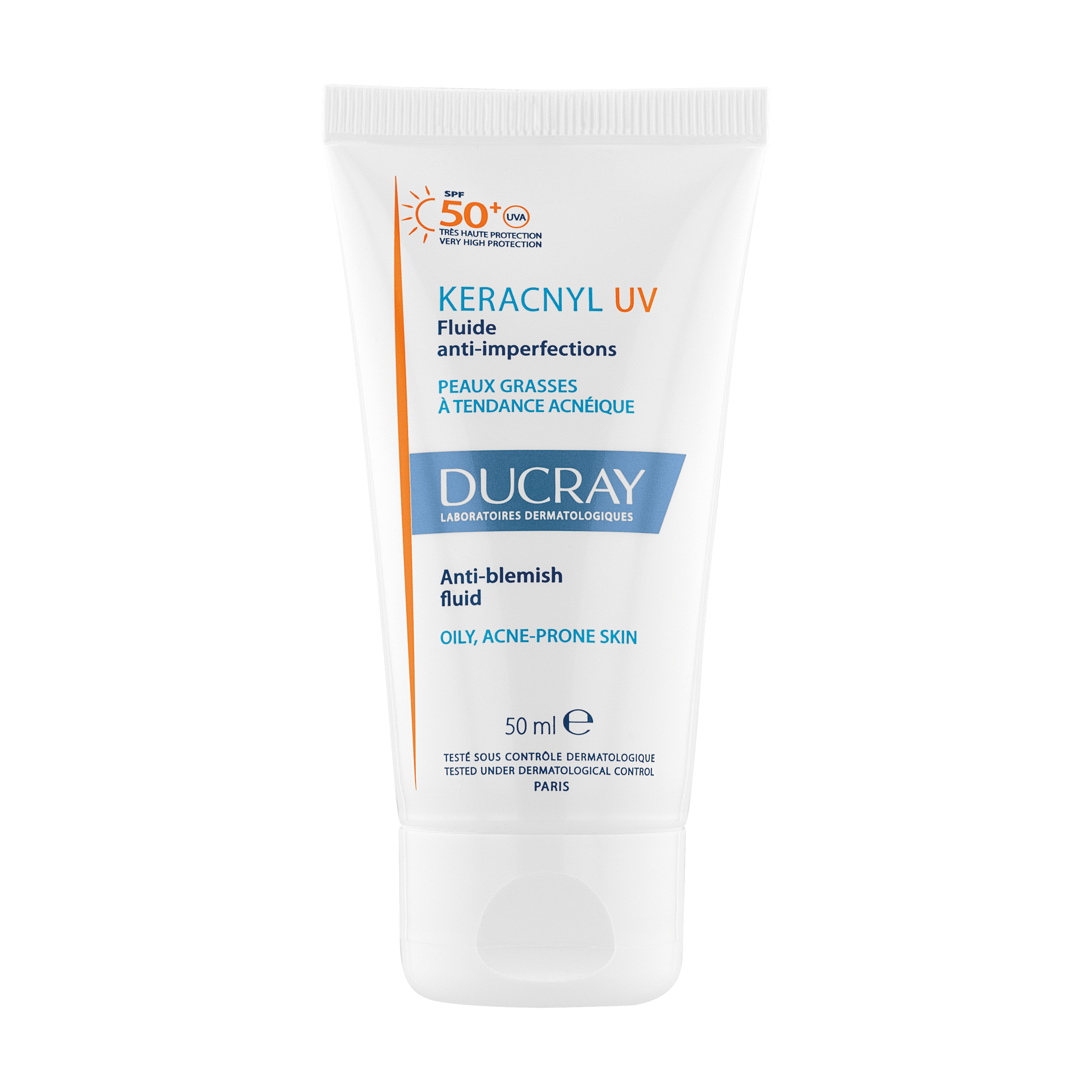 Ducray Keracnyl UV флюид для жирной кожи SPF50 50 мл 1872₽