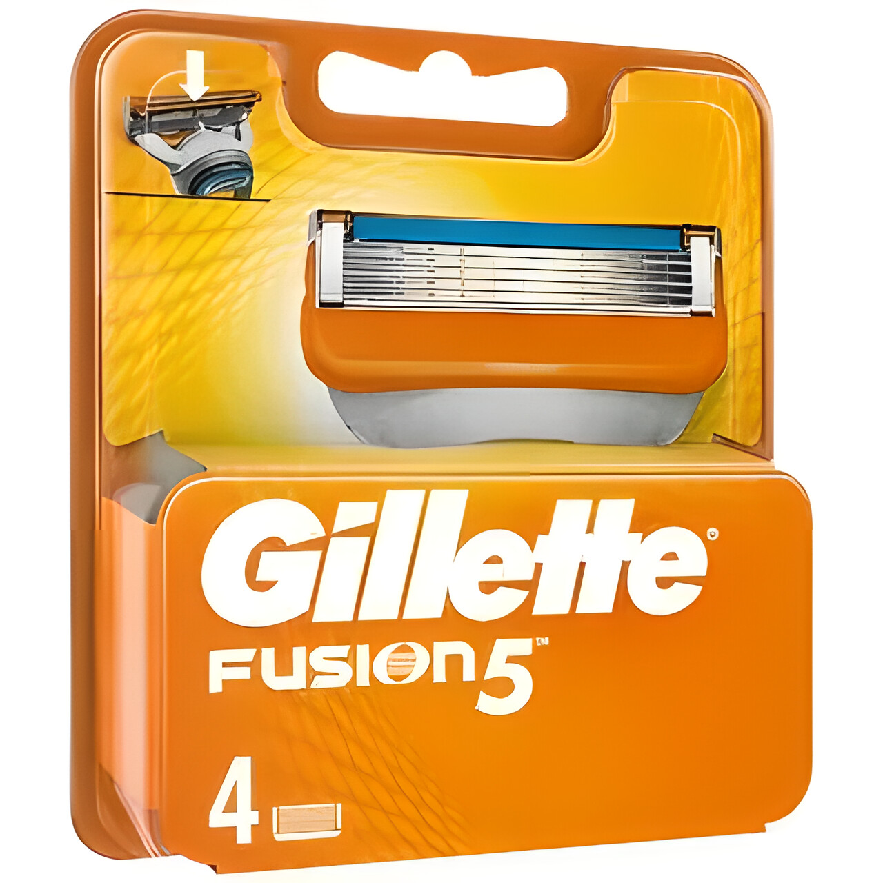 Gillette Fusion сменные кассеты, 4 шт.
