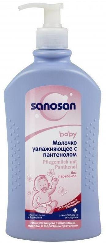 Sanosan молочко увлажняющее с пантенолом 500 мл 525₽