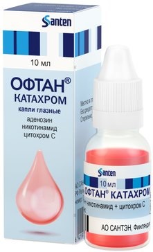 Офтан Катахром, капли глазные, 10 мл дорзопрост капли глазные 20 мг мл 0 05 мг мл фл 2 5 мл 1 шт