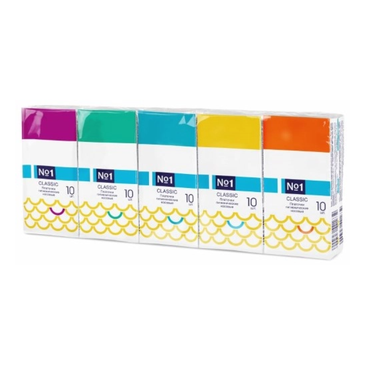 Носовые платочки bella 1 Classic двухслойные 10х10 шт 131₽