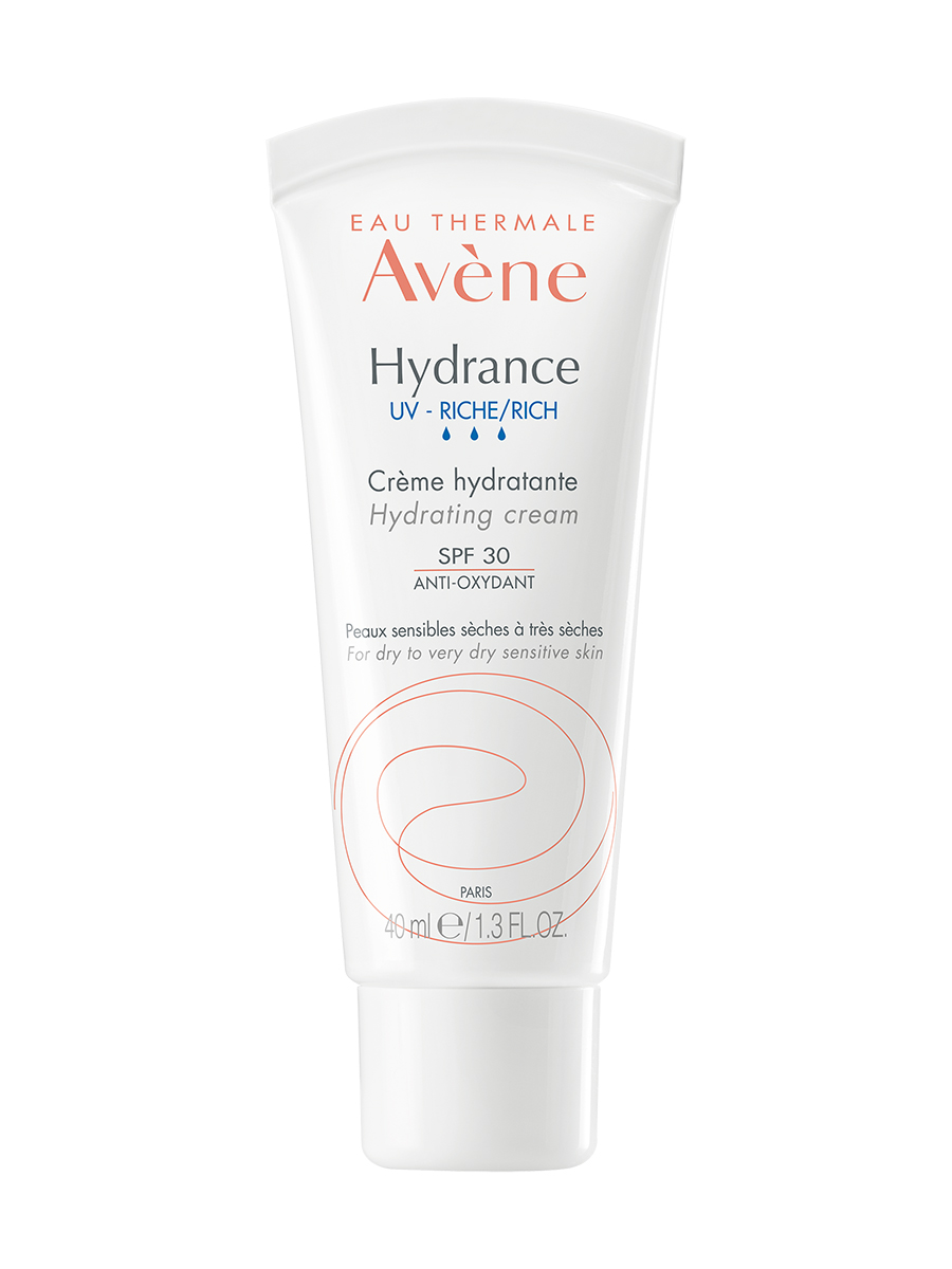 Avene Hydrance UV-Riche, крем насыщенный, SPF30, 40 мл многоразовые водные раскраски феи и единороги